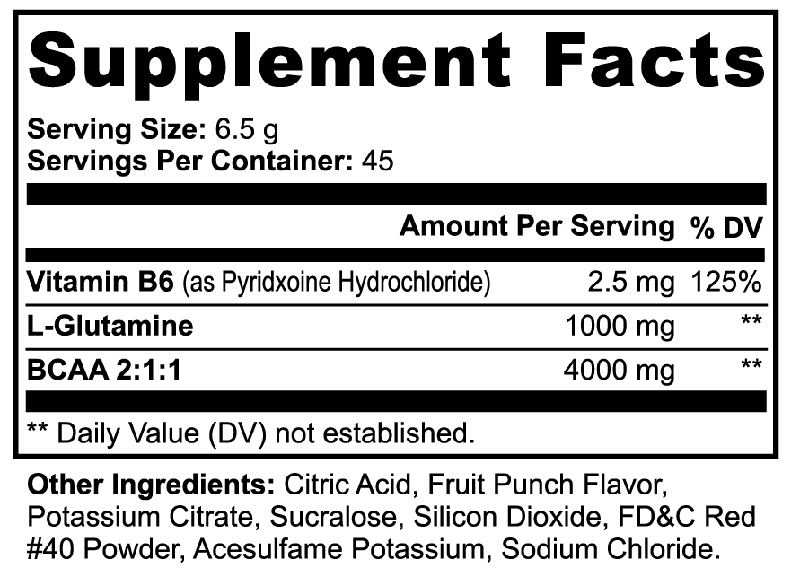 BCAA Powder | Daily Workout Support
