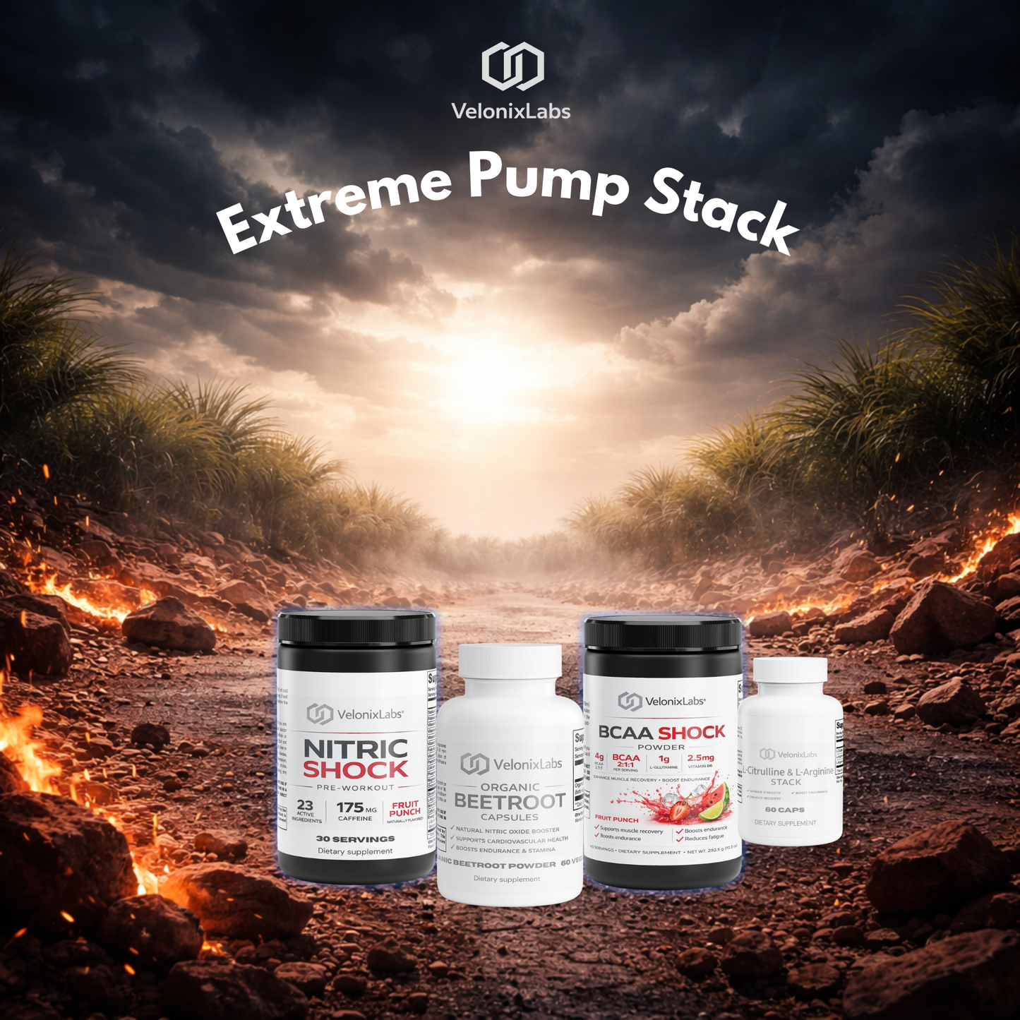 Pump & Performance Stack | Pre-Workout Supplement Bundle